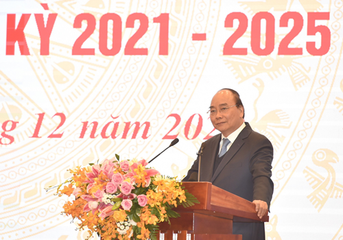 Hội nghị triển khai công tác Tư pháp năm 2021 Thủ tướng Nguyễn Xuân Phúc: Xây dựng và tổ chức thi hành pháp luật hiệu lực, hiệu quả là điều kiện tiên quyết để thúc đẩy phát triển đất nước